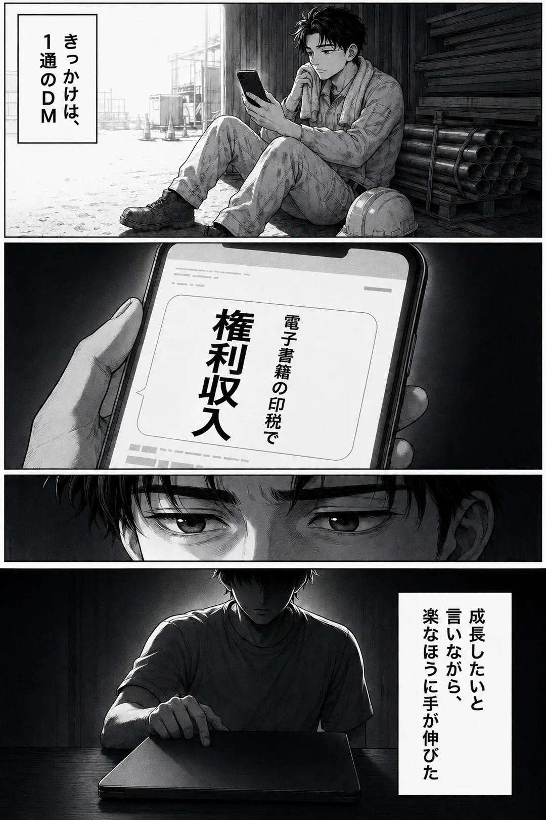 きっかけは、1通のDM。成長したいと言いながら、楽なほうに手が伸びた。